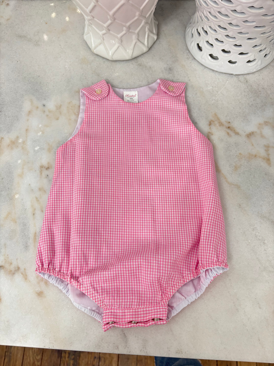 Rosalina Bubble Girl Gingham - Pink- 3643