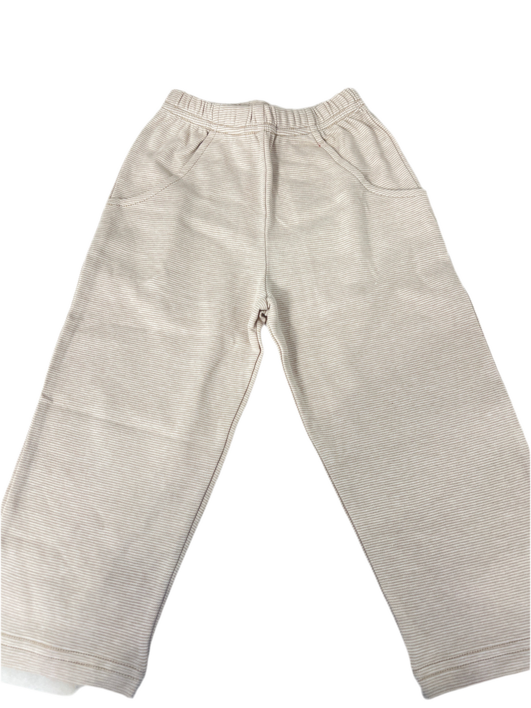 Luigi - Stripe Pants with Front Pockets - Sand
