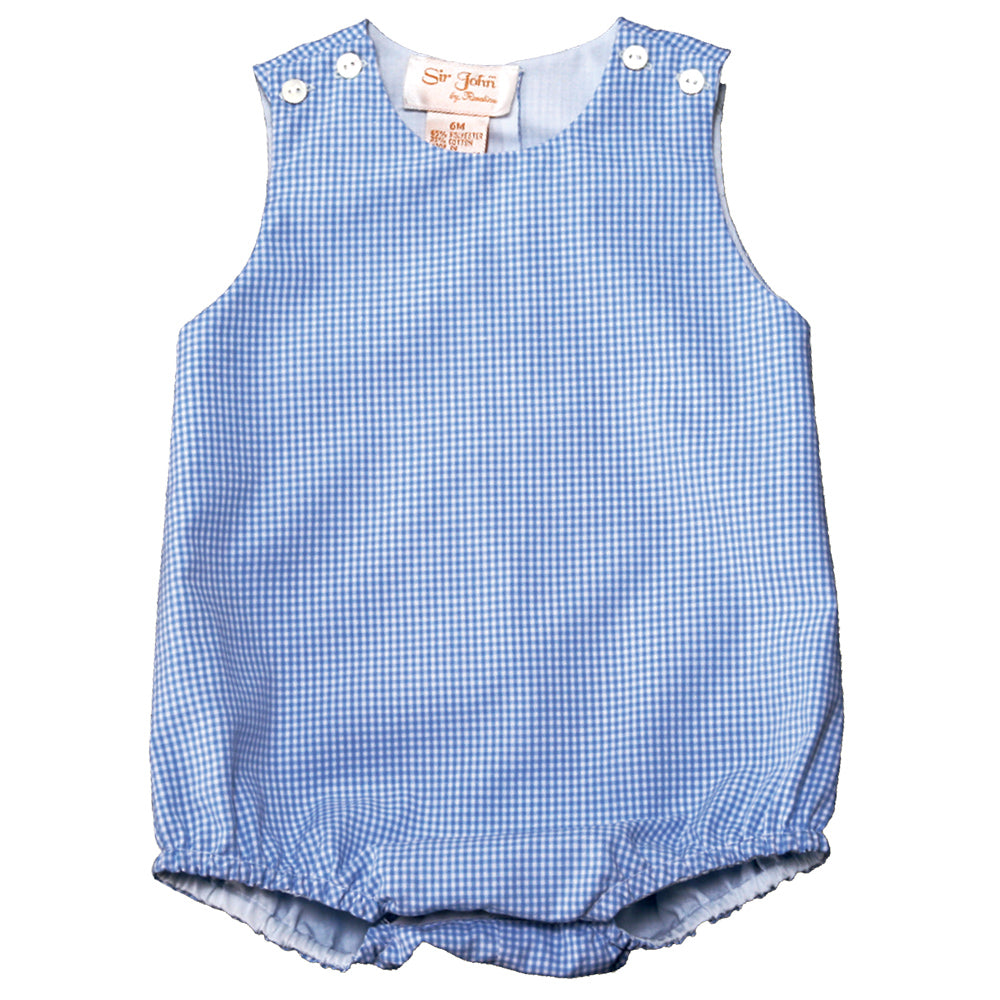 Rosalina Light Blue Gingham Bubble - 3643