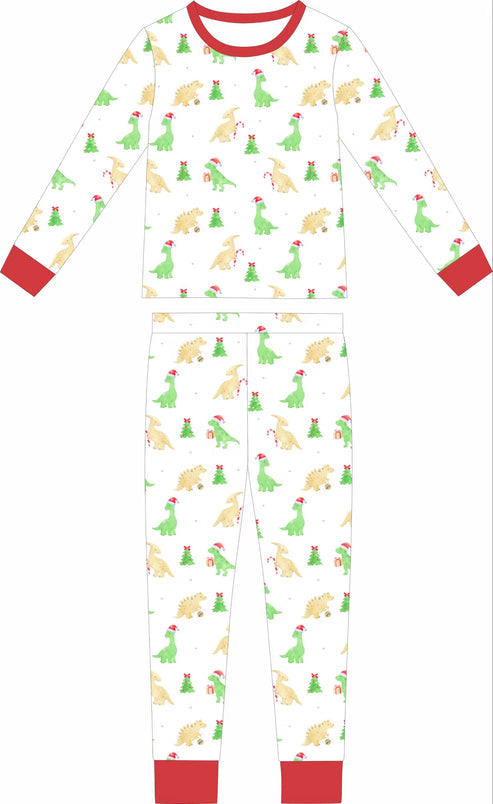 Christmas Dino Long Sleeve & Long Pants