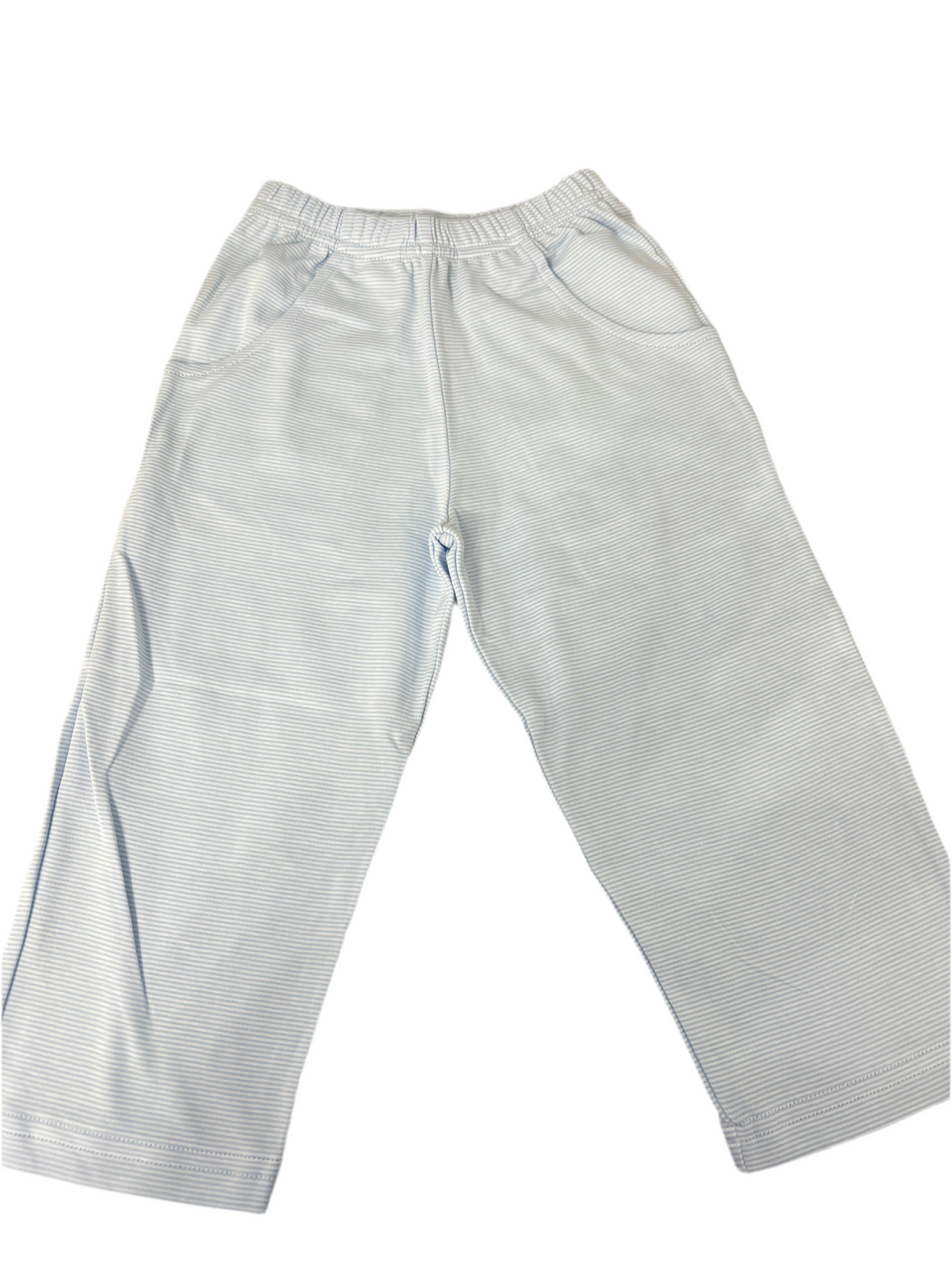 Luigi - Stripe Pants with Front Pockets - Baby Blue