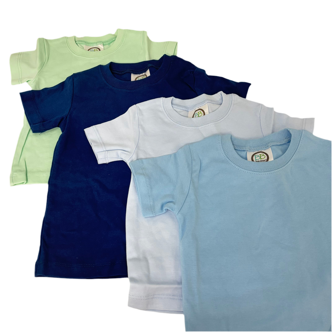 Colored Short sleeve T-shirts- blanks boutique