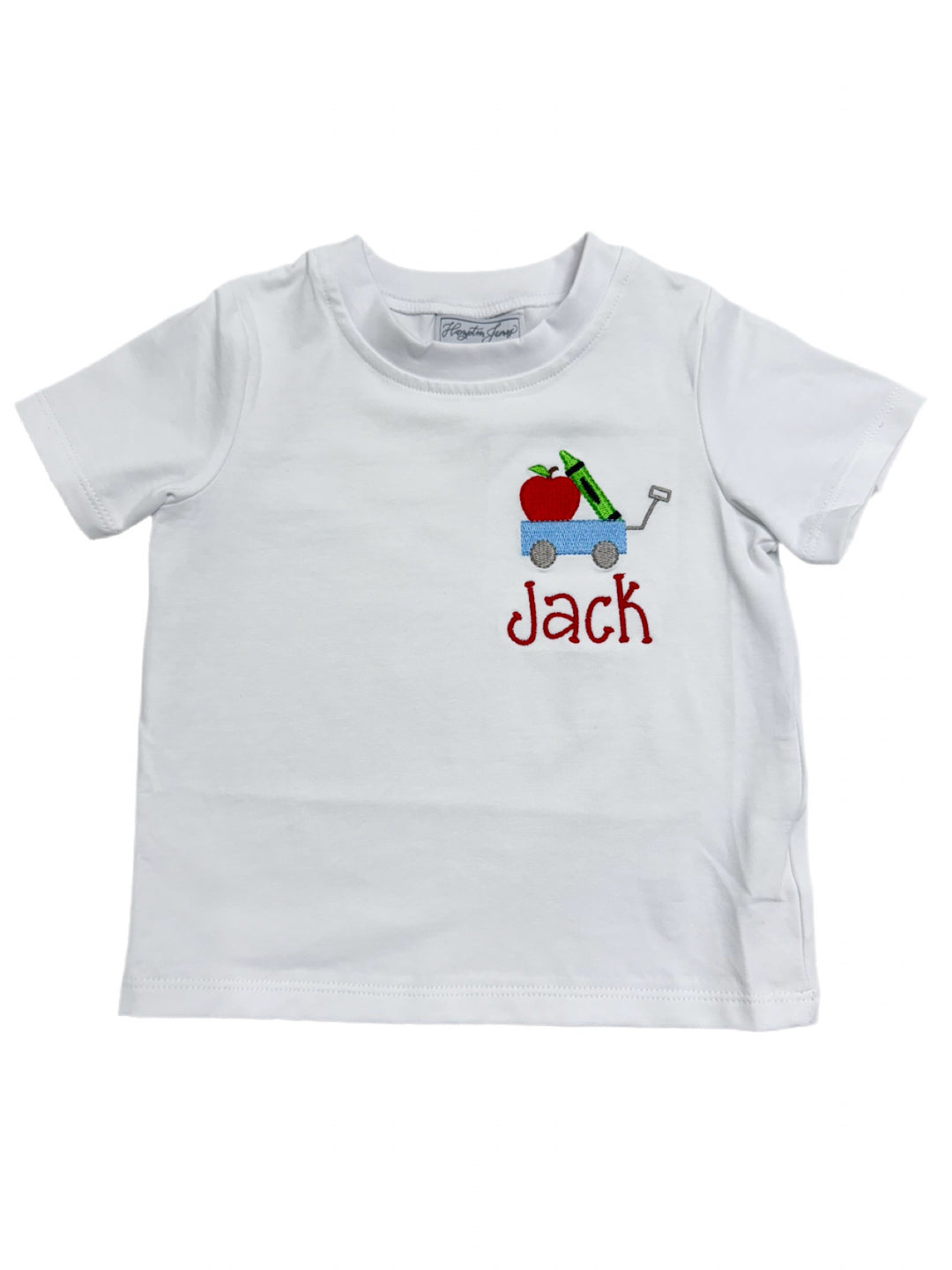 Boy Back to School Appliqué Shirt with Name