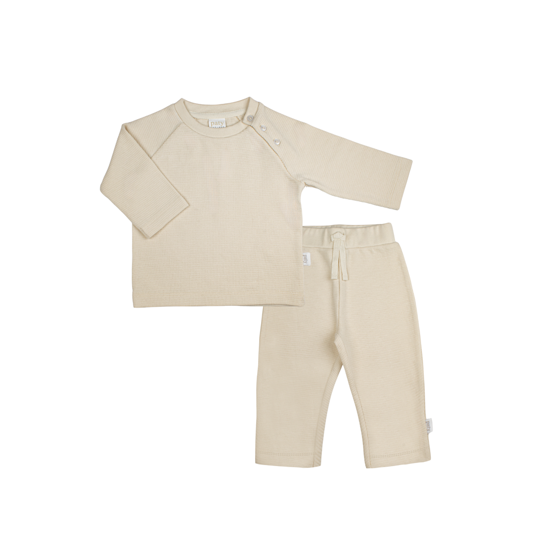 Waffle Knit Lounge Set