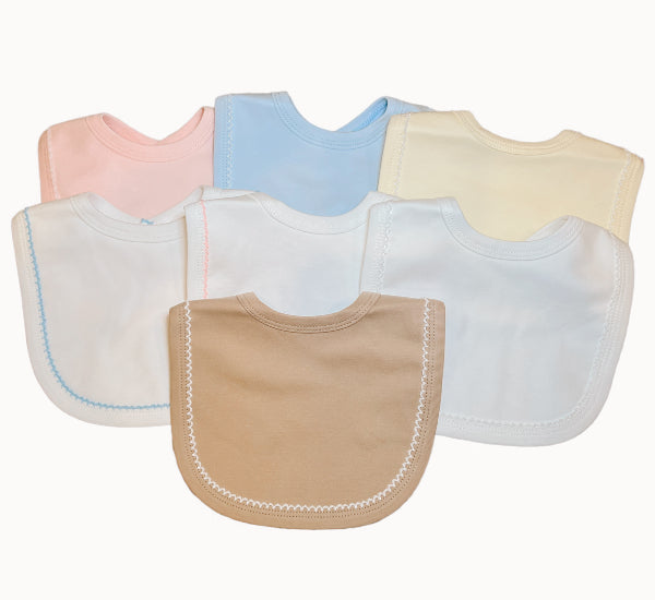 Baby Picot Trim Bib