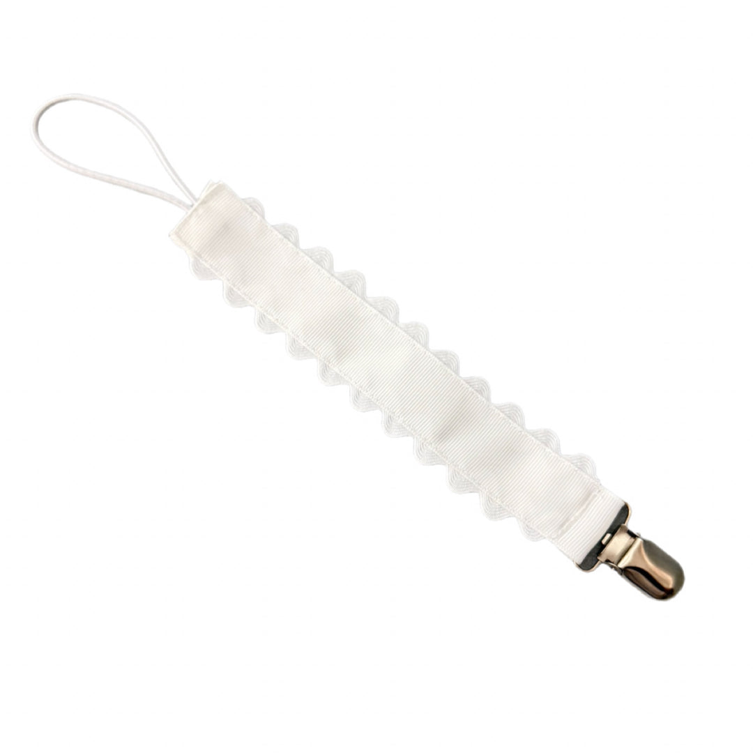 Paci Clip - Hampton James White with White