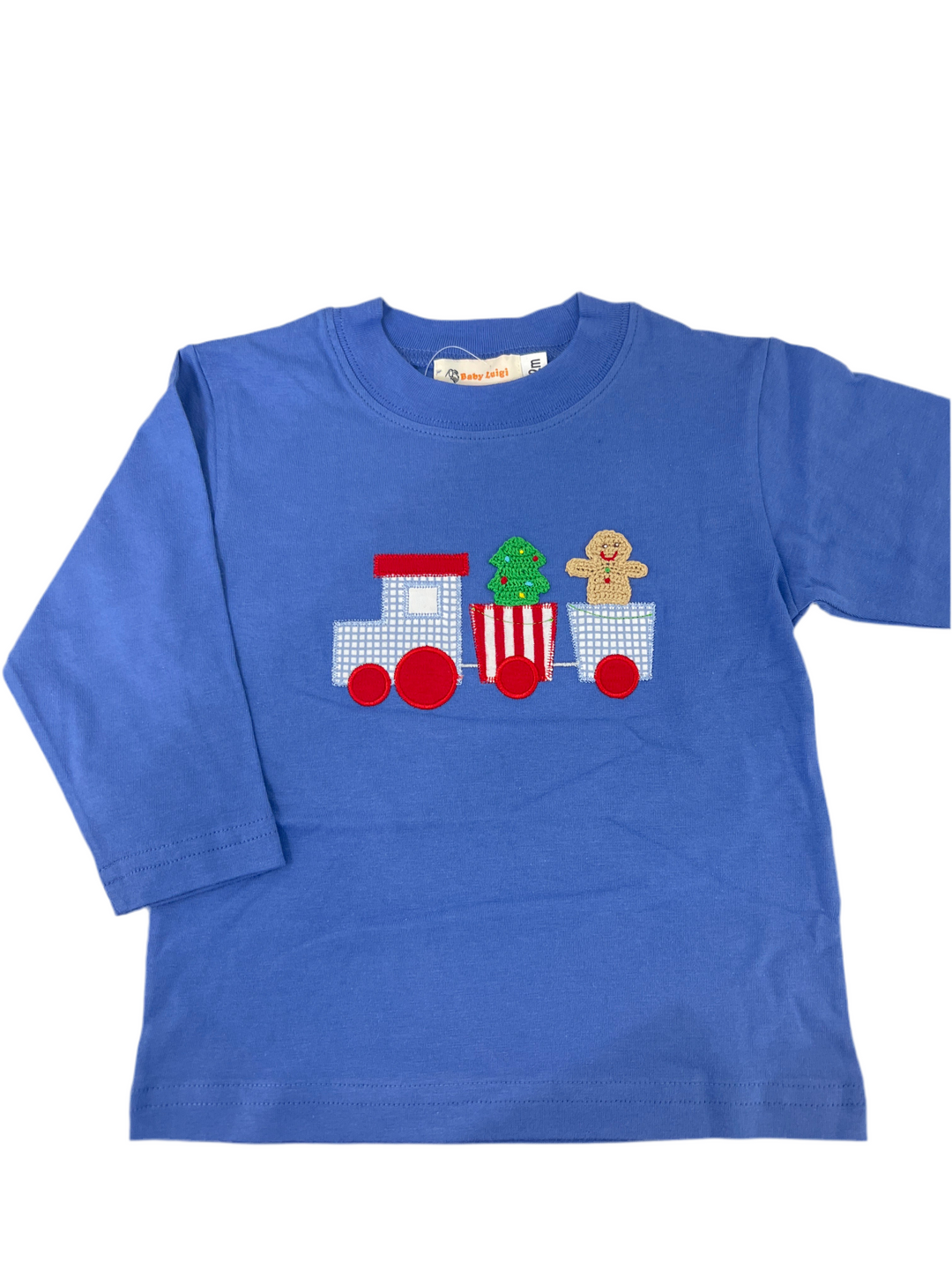 Luigi - Long Sleeve Train w/ Tree and Gingerbread