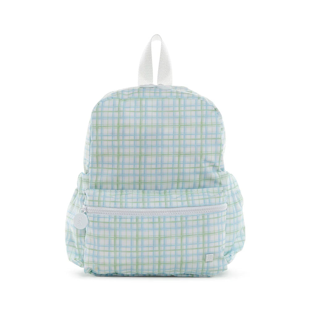 TRVL Mini BACKER- Classic Green Plaid