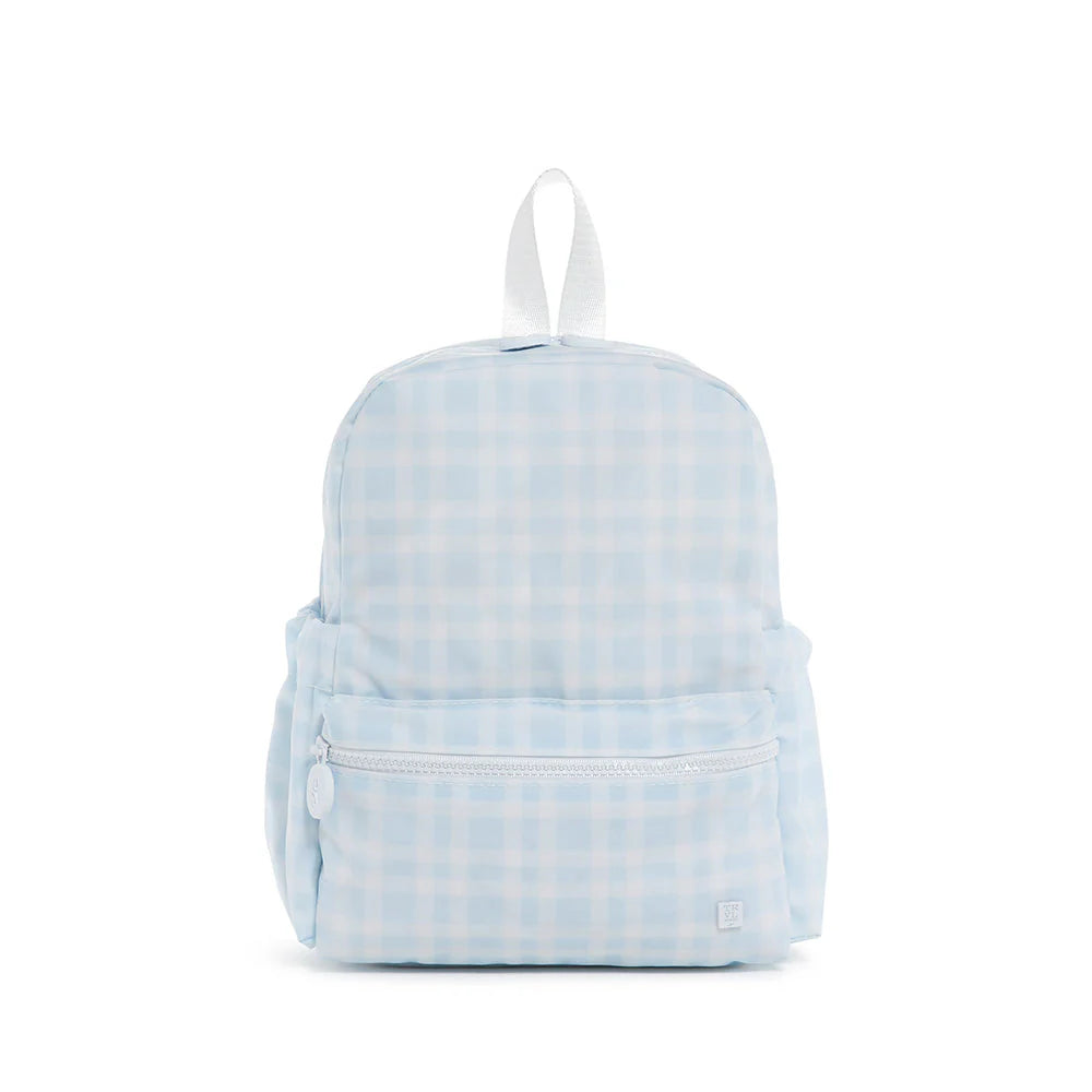 TRVL Mini BACKER- Pimlico Plaid Blue