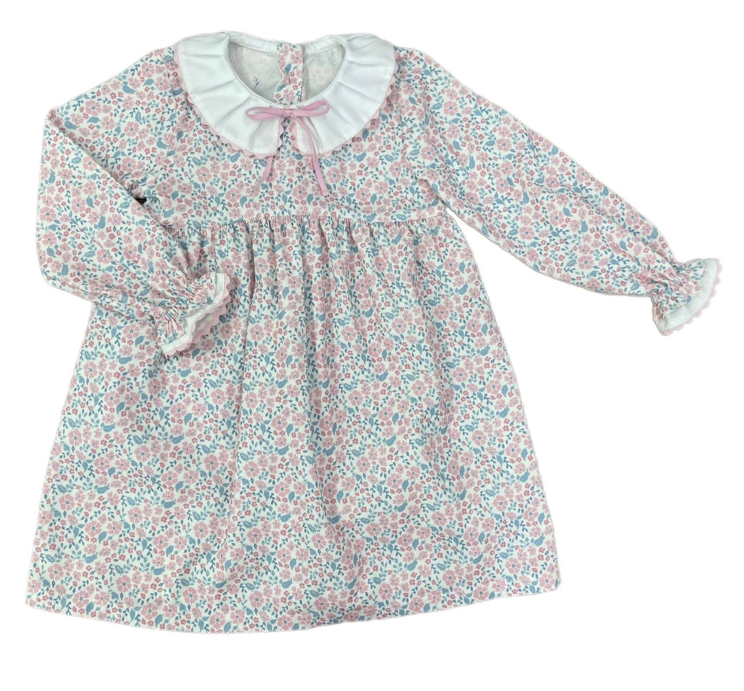 Love George - Pink Floral Cord Dress