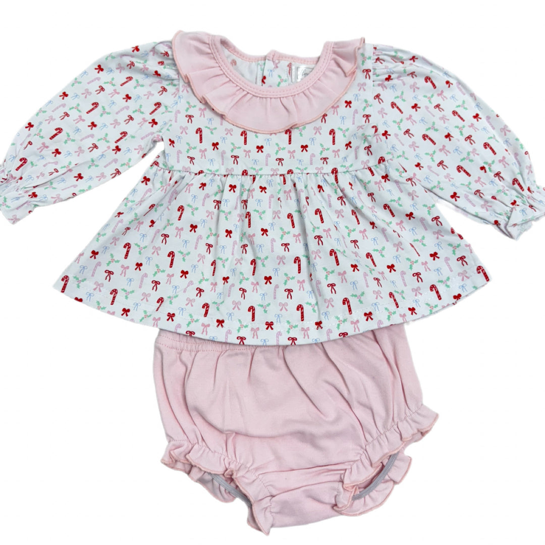 6m - Candy Cane Bloomer Set