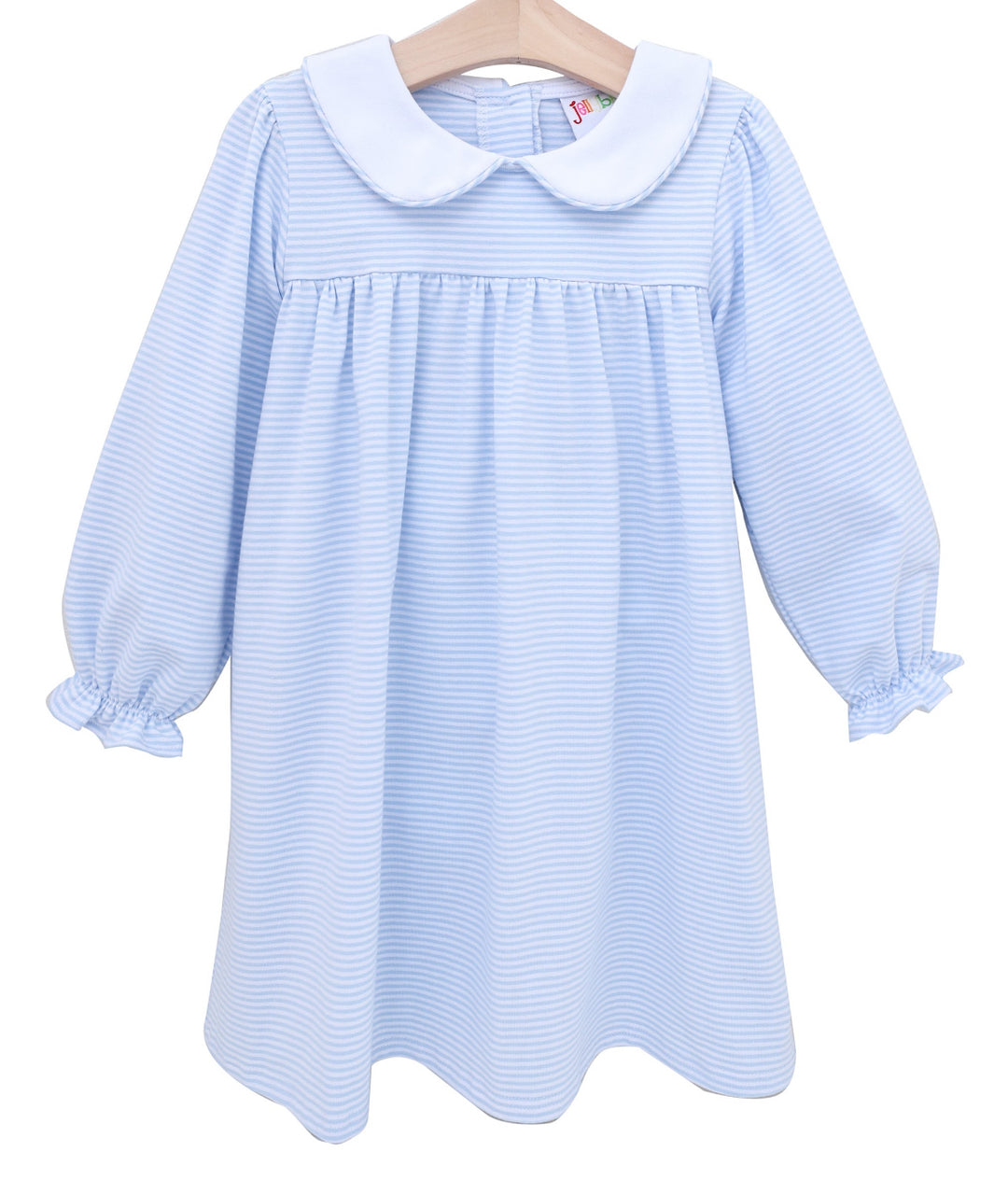 Lottie Dress - Light Blue Stripe