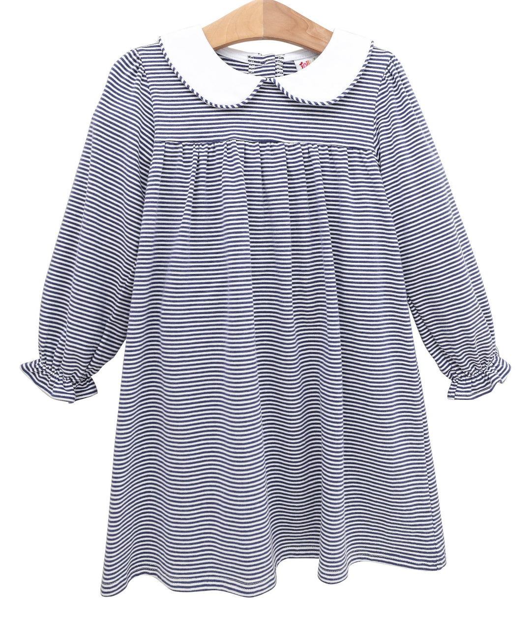 Lottie Dress - Navy Stripe