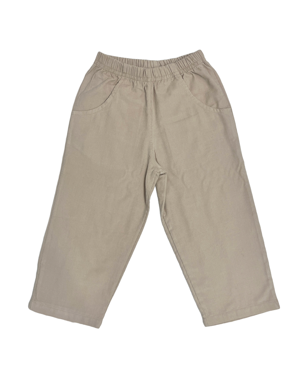 Luigi - Sand- Corduroy Pants with Pockets