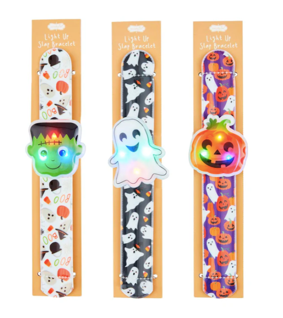 Halloween Light-Up Slap Bracelets