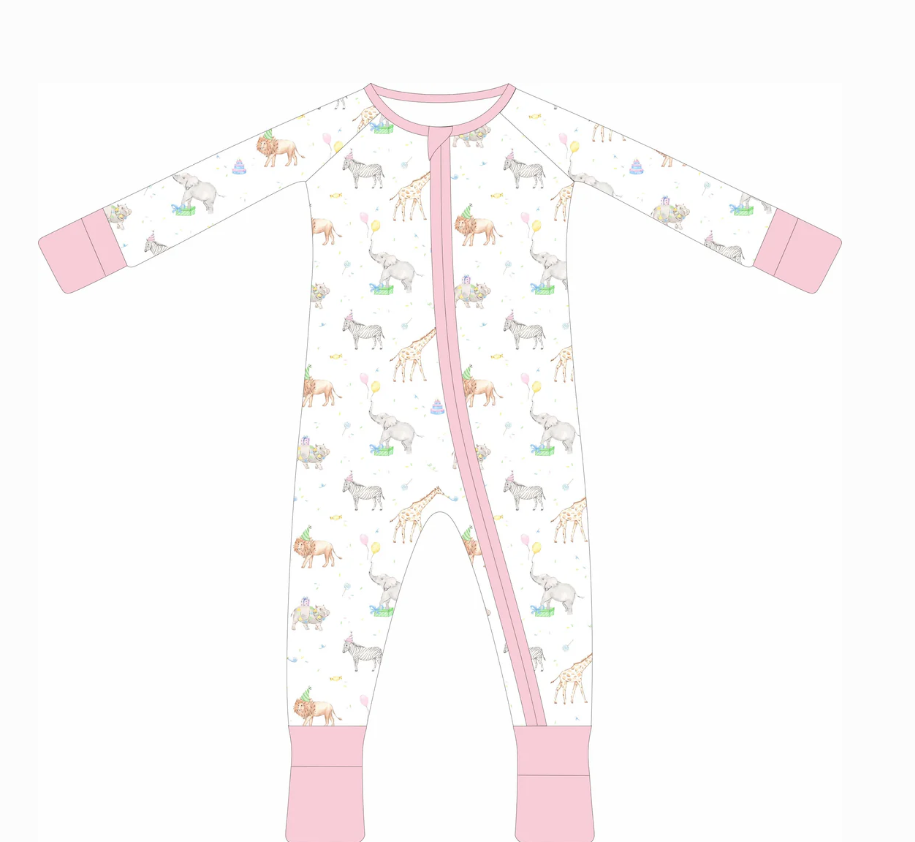 Party Animal Pink Zip