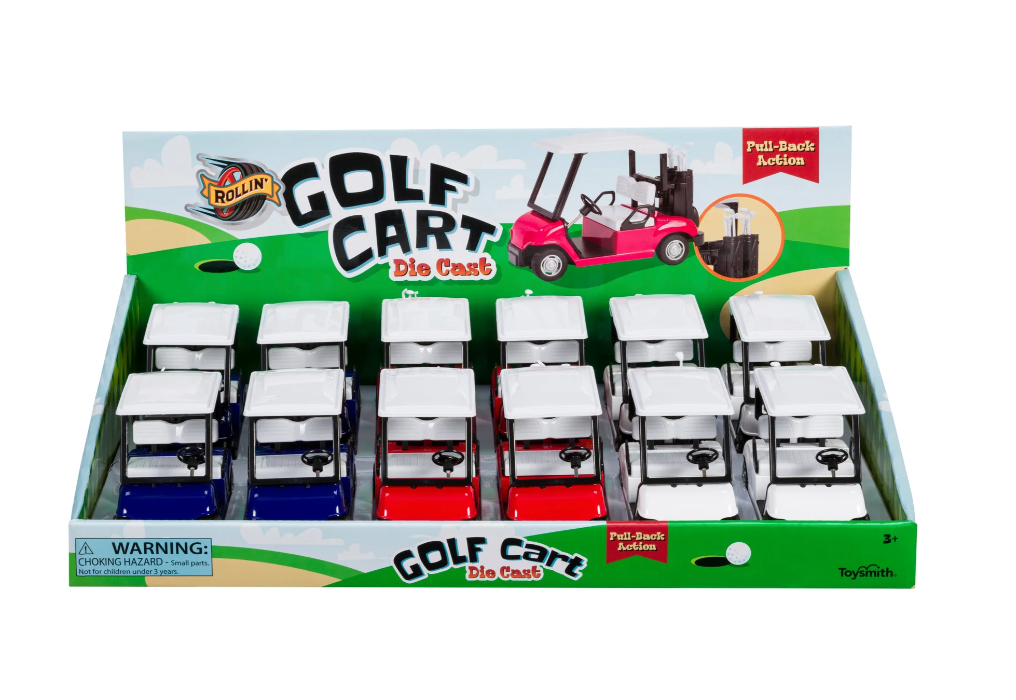 Rollin' Pull-Back Golf Cart