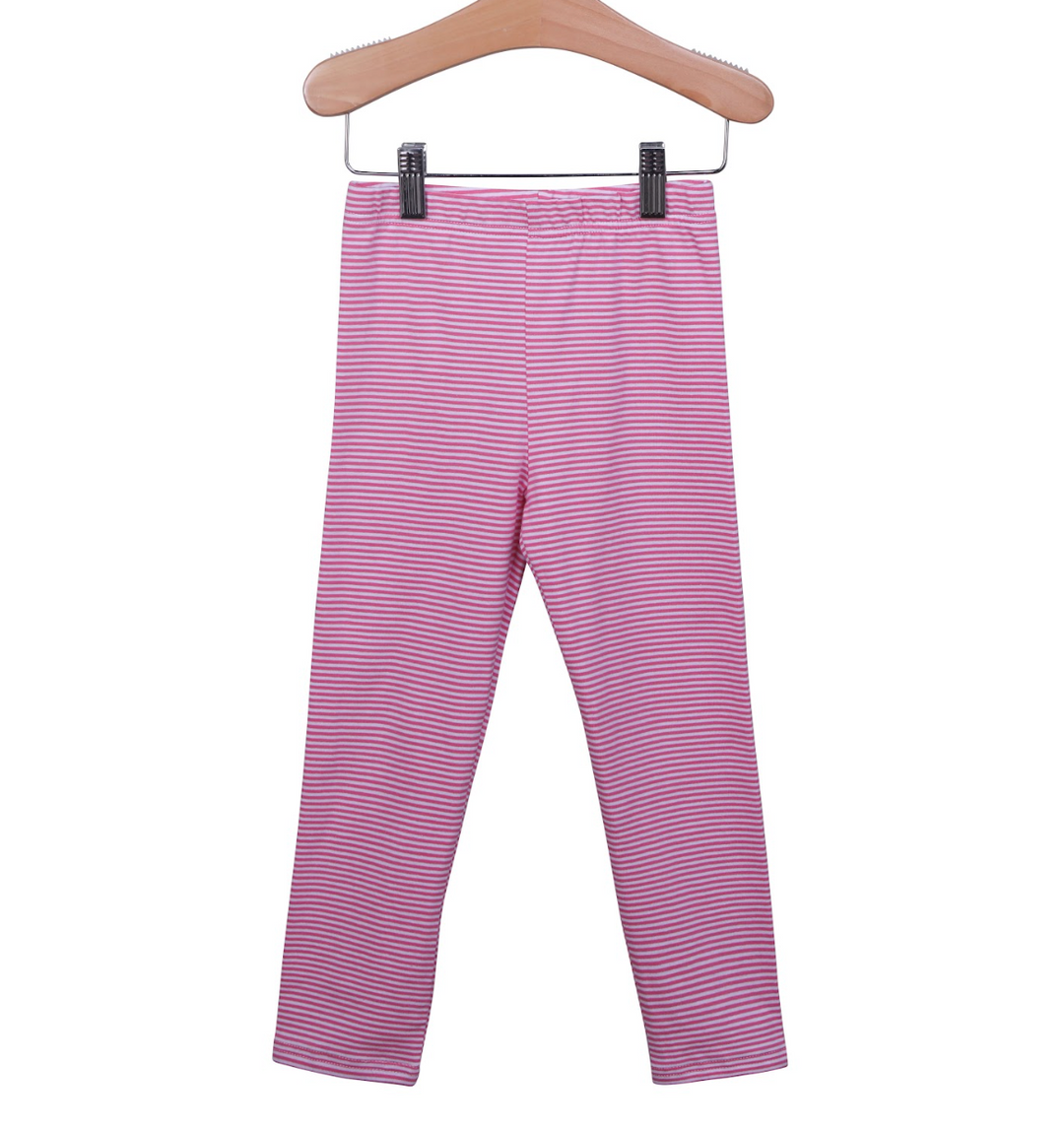 Leggings- Hot Pink Stripe