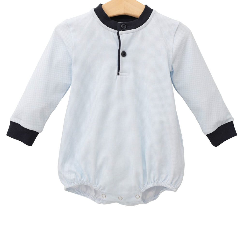 Nathan Bubble - Mini Blue Gingham