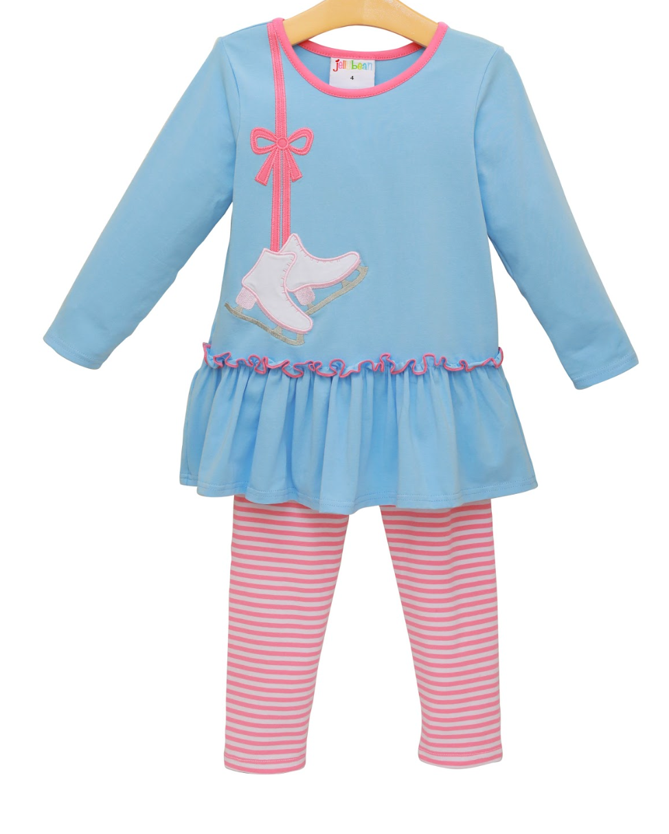 Rinks & Ribbons Ruffle Pant Set
