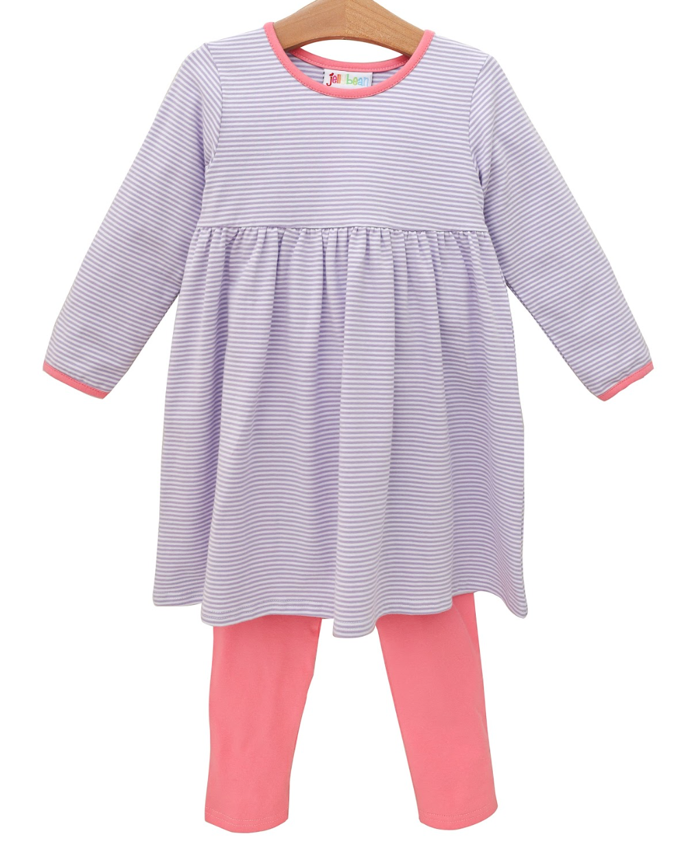 Sadie Pant Set - Purple Stripe/Pink