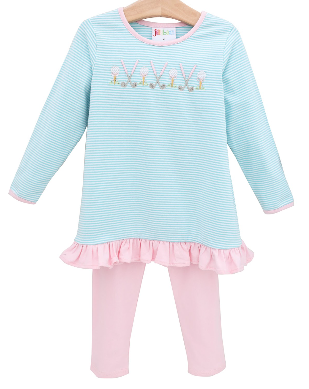 Tee Time Ruffle Pant Set