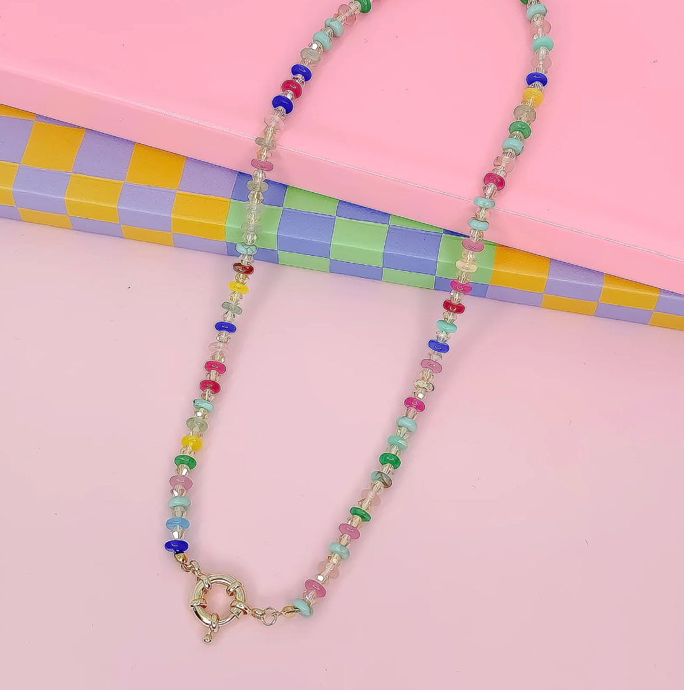 Sprinkle Pop Gemstone Necklace