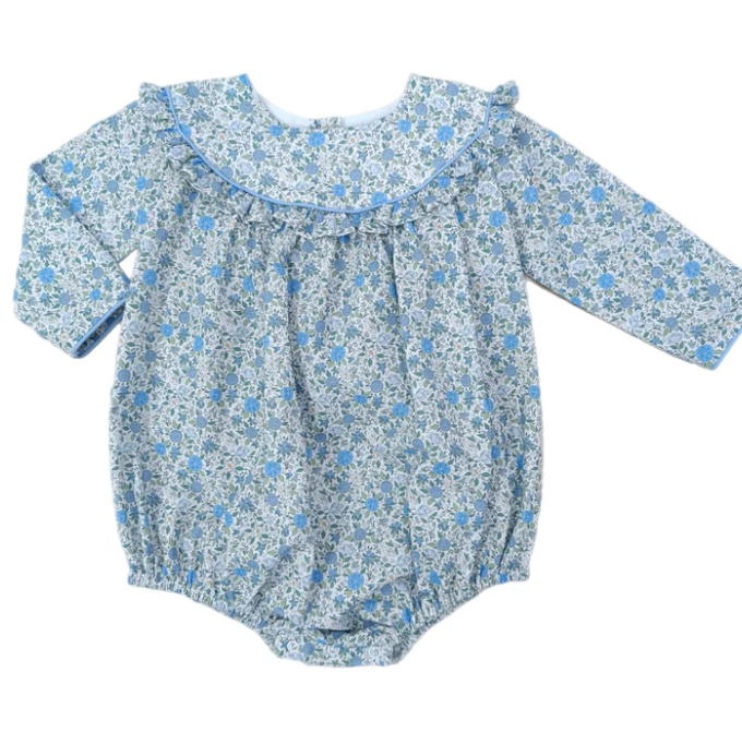 Love George - Blue Floral Bubble