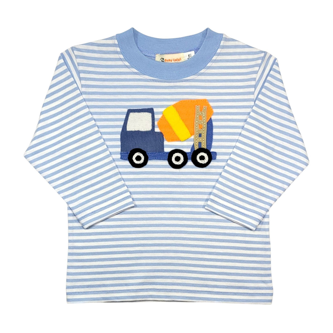 Luigi - Luigi Striped Cement Truck T-Shirt