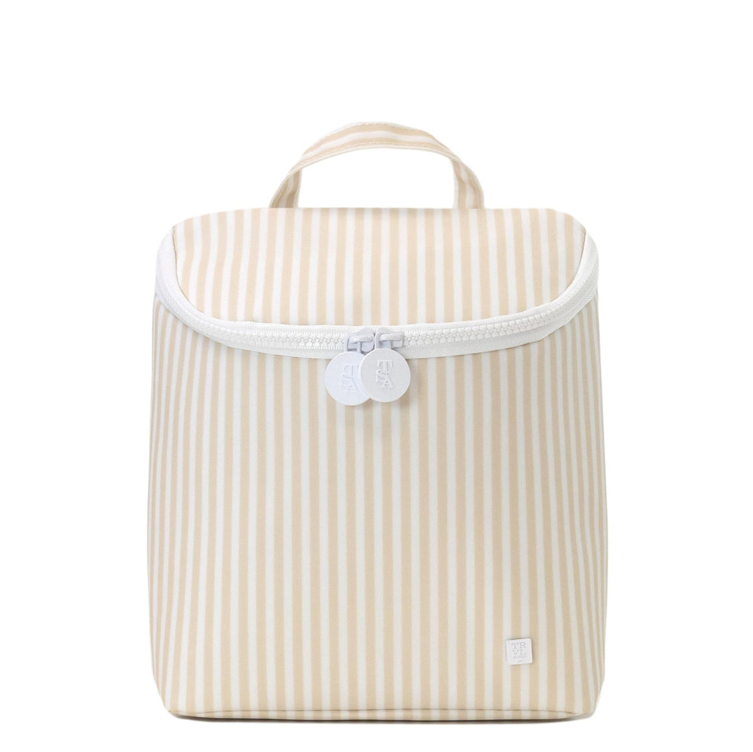 TRVL- Pimlico Stripe Sand Take Away Insulated Bag