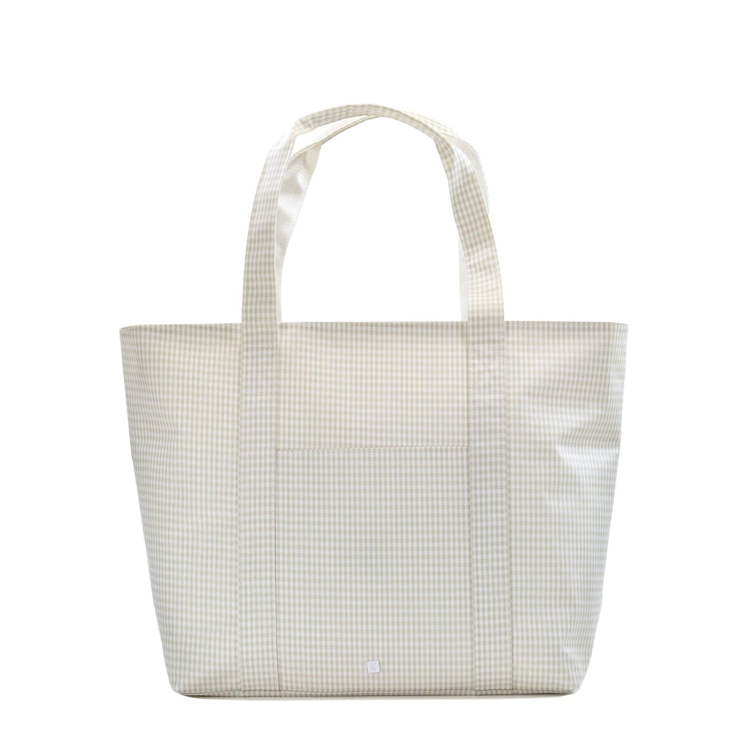 Jumbo Tote - Jumbo Tote Gingham Pearl Grey