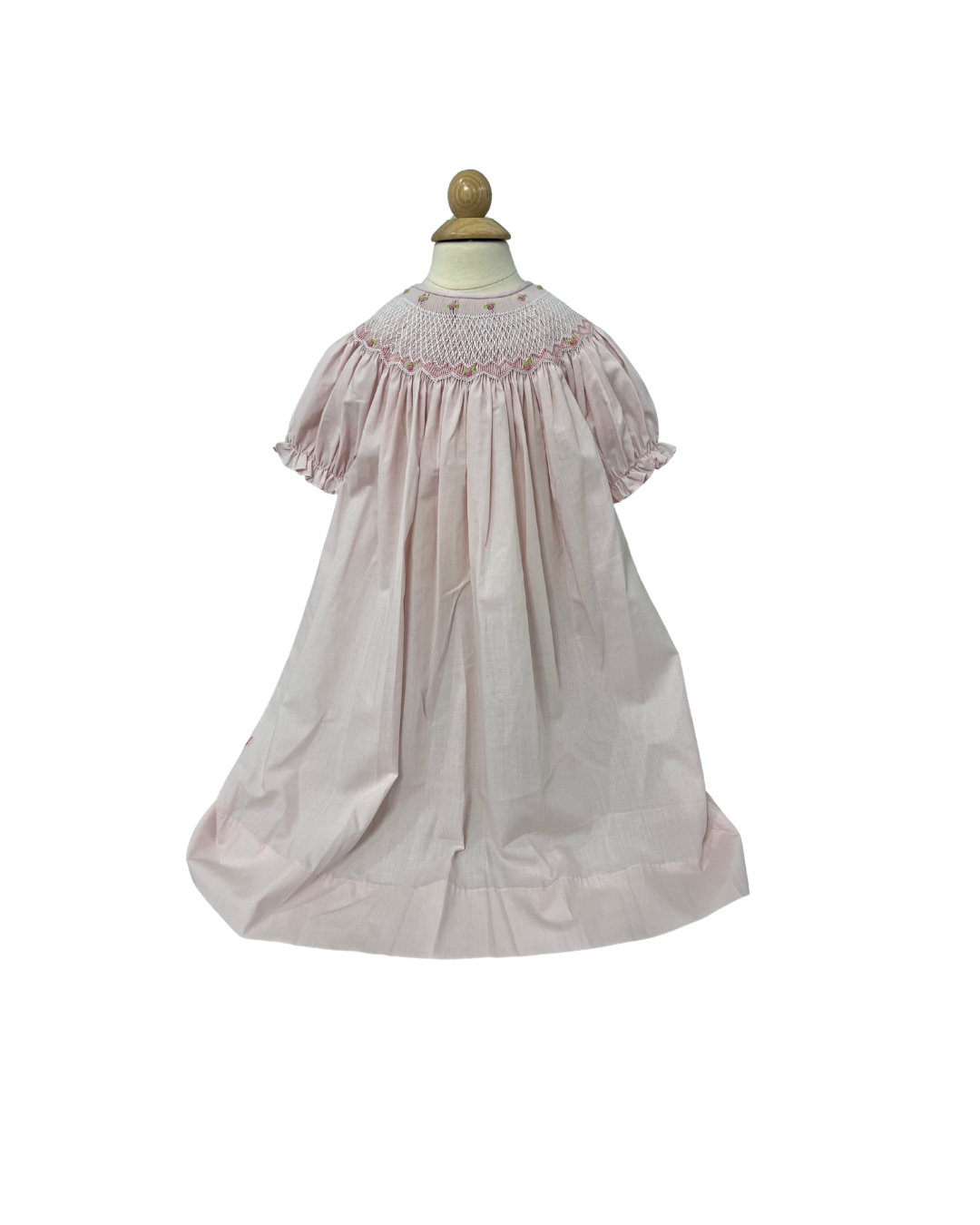 Rosalina Smocked Dress (Pink Rose) - 917