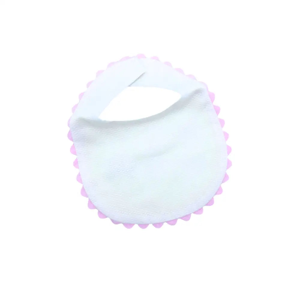 Baby Bib - Pink Ric-Rac