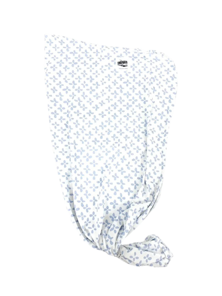 The Uptown Baby - Clover Swaddle Blue