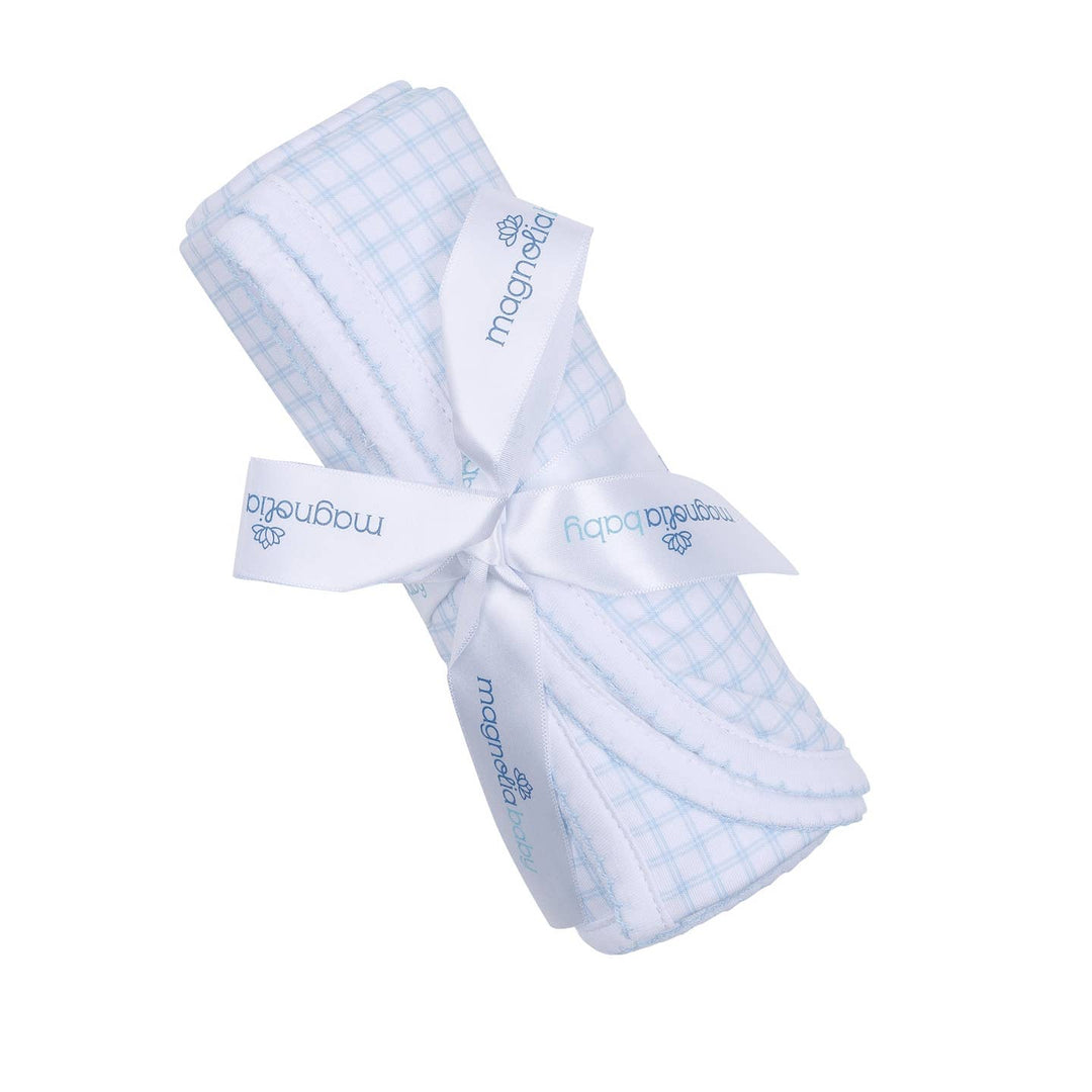 Magnolia Baby Peek-A-Boo Wishes Receiving Blanket - Light Blue