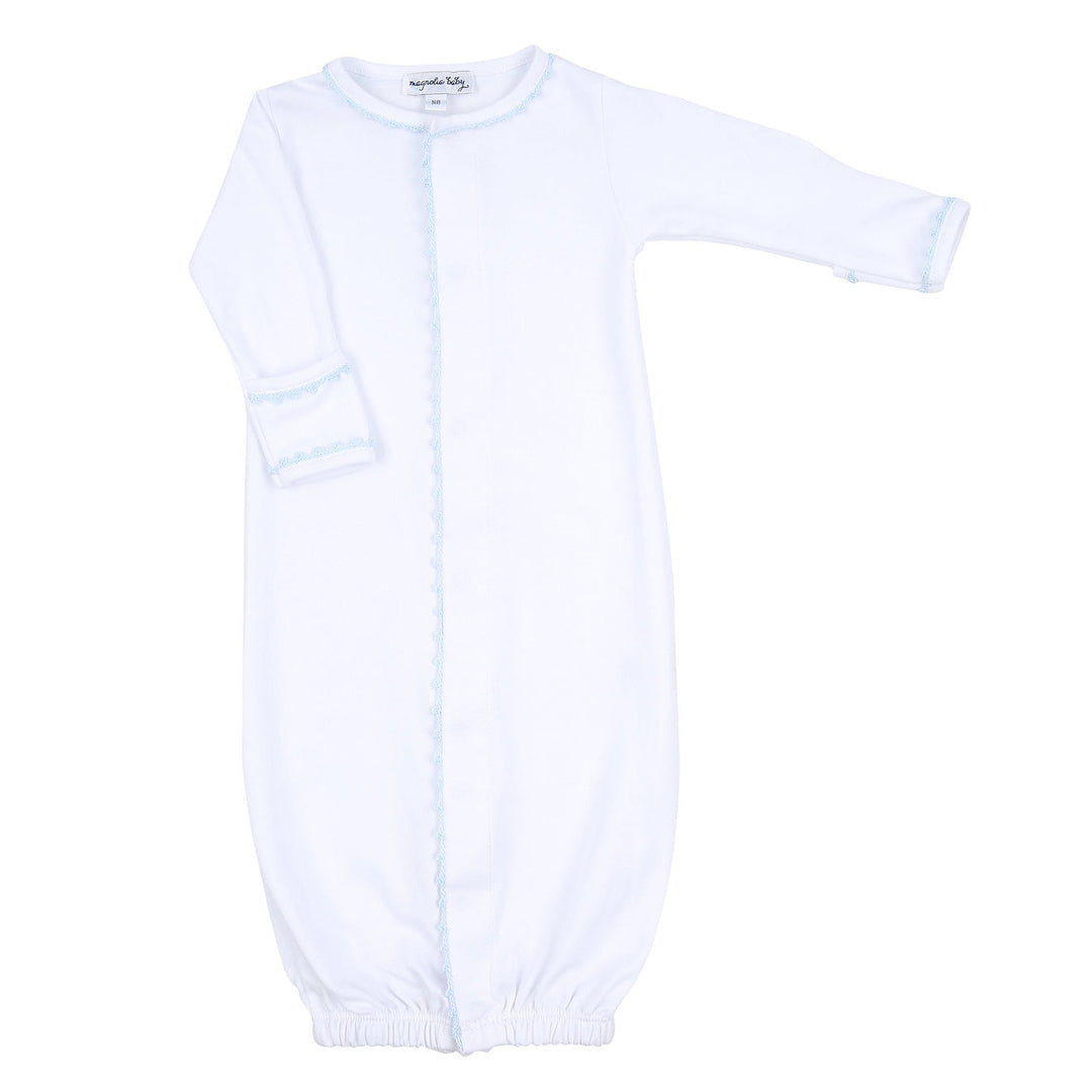 Magnolia Baby Baby Joy Converter with Blue Crochet Trim