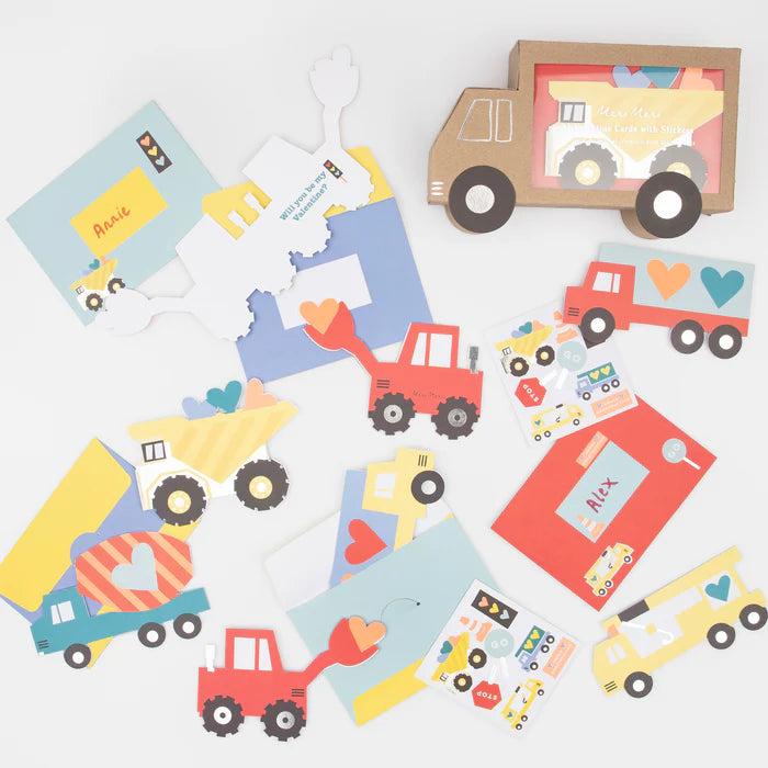Truck Kids Valentine's Card