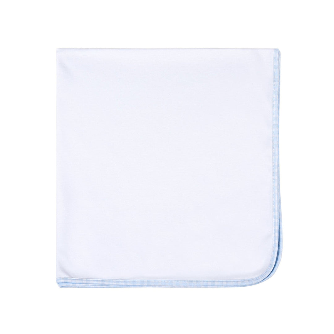 Magnolia Baby - New Beginnings Blue Receiving Blanket