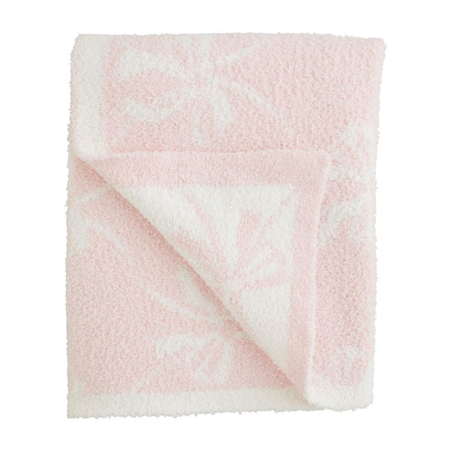 Mudpie - BOW CHENILLE BLANKET