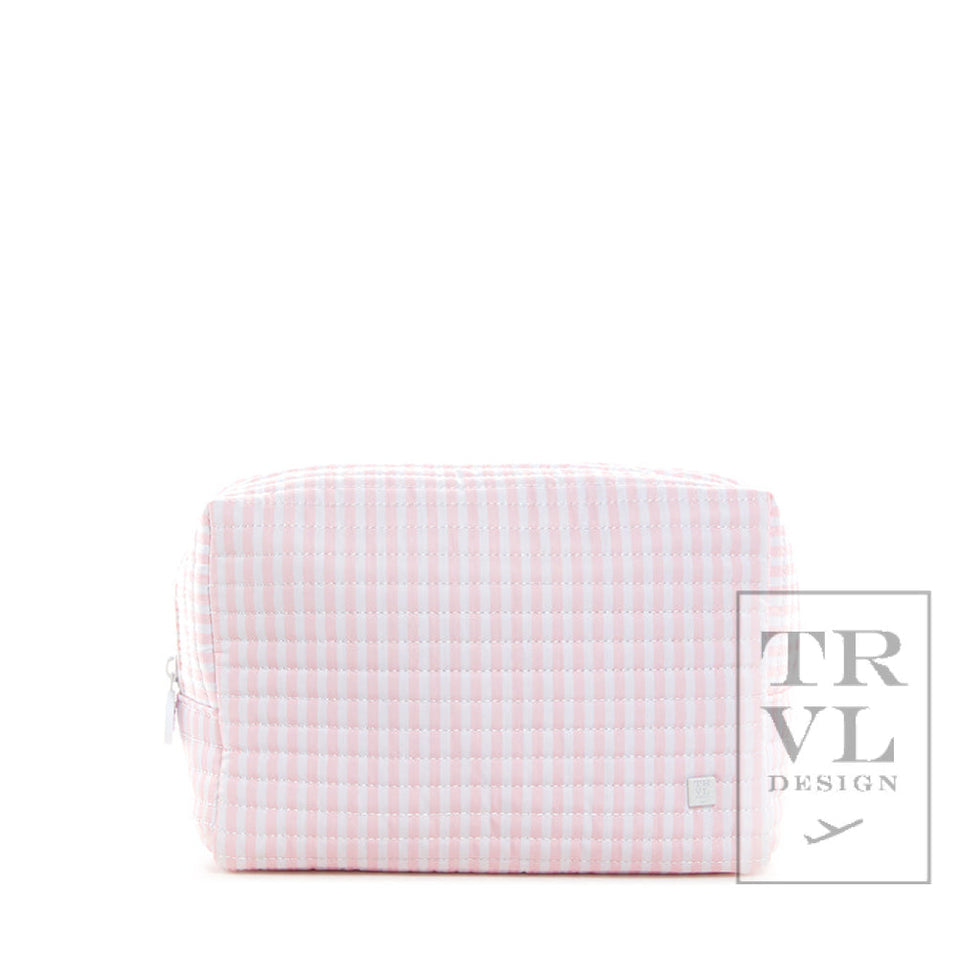 TRVL - Everyday Quilted Pimlico Pink Stripe