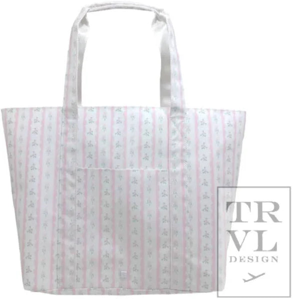 Jumbo Tote - Jumbo Tote Ribbon Floral Pink