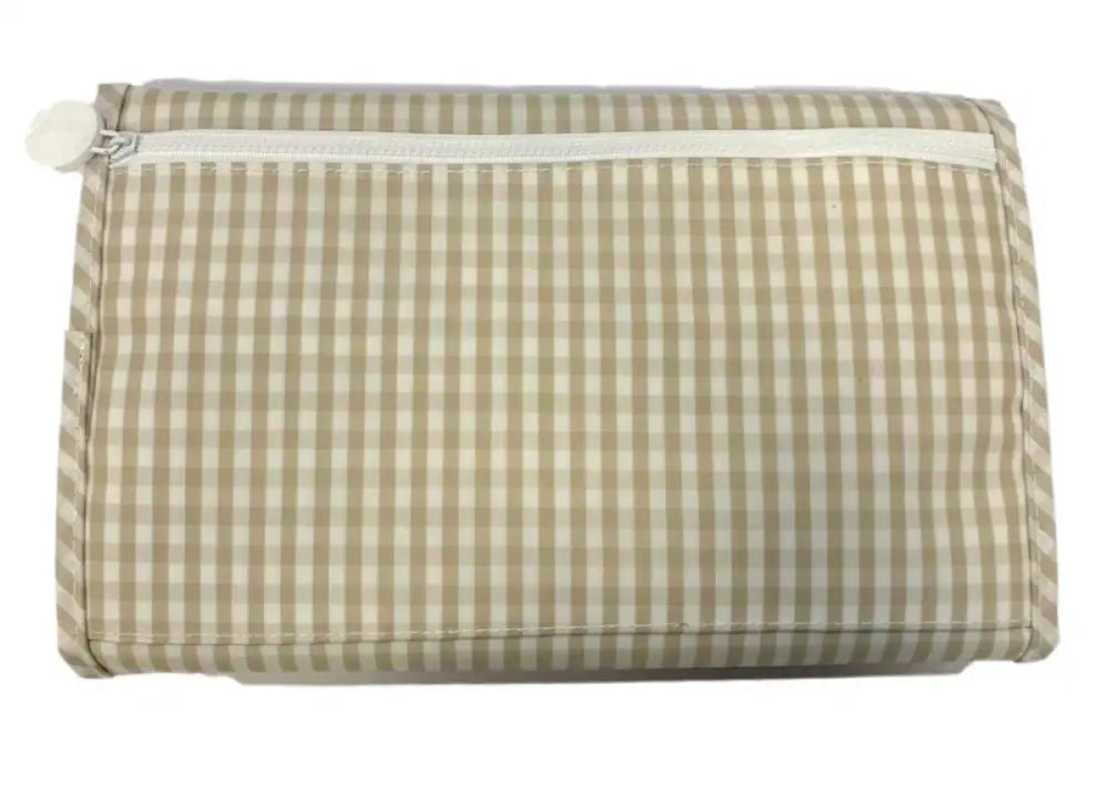 Trvl - Gamechanger Pad Gingham Khaki New Bag