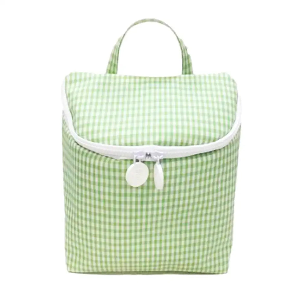 Trvl - Gingham Leaf Take Away Insulated Bag New