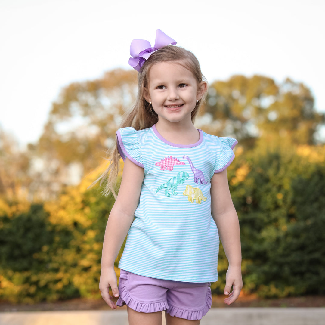 Ruffle Shorts and Shirt