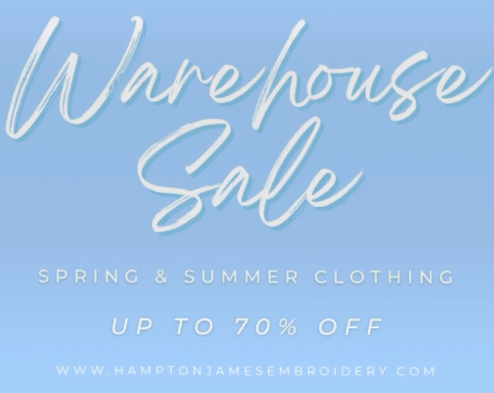 Warehouse Sale