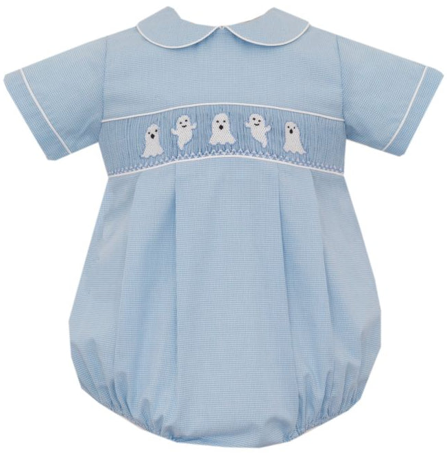 Petit Bebe - Ghost Microcheck Boy Bubble