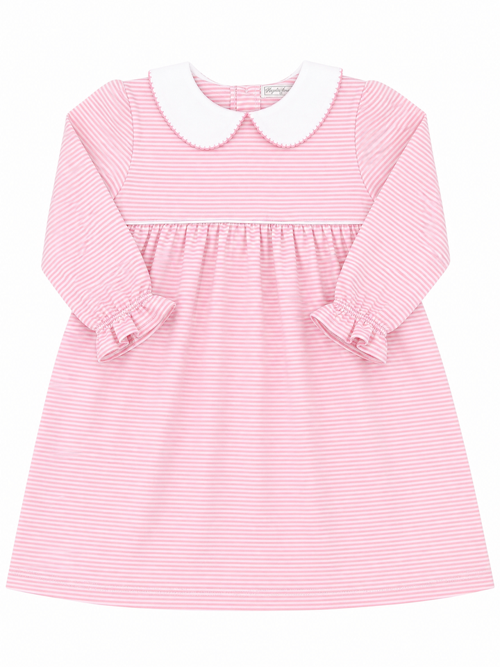 Everyday LS Light Pink Collared Dress