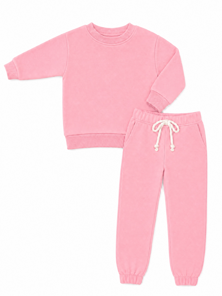 Hampton James Unisex Jogger Set - Light Pink