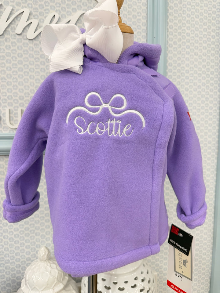 Widgeon Fleece Favorite Jacket, Wrap Close - Lavender