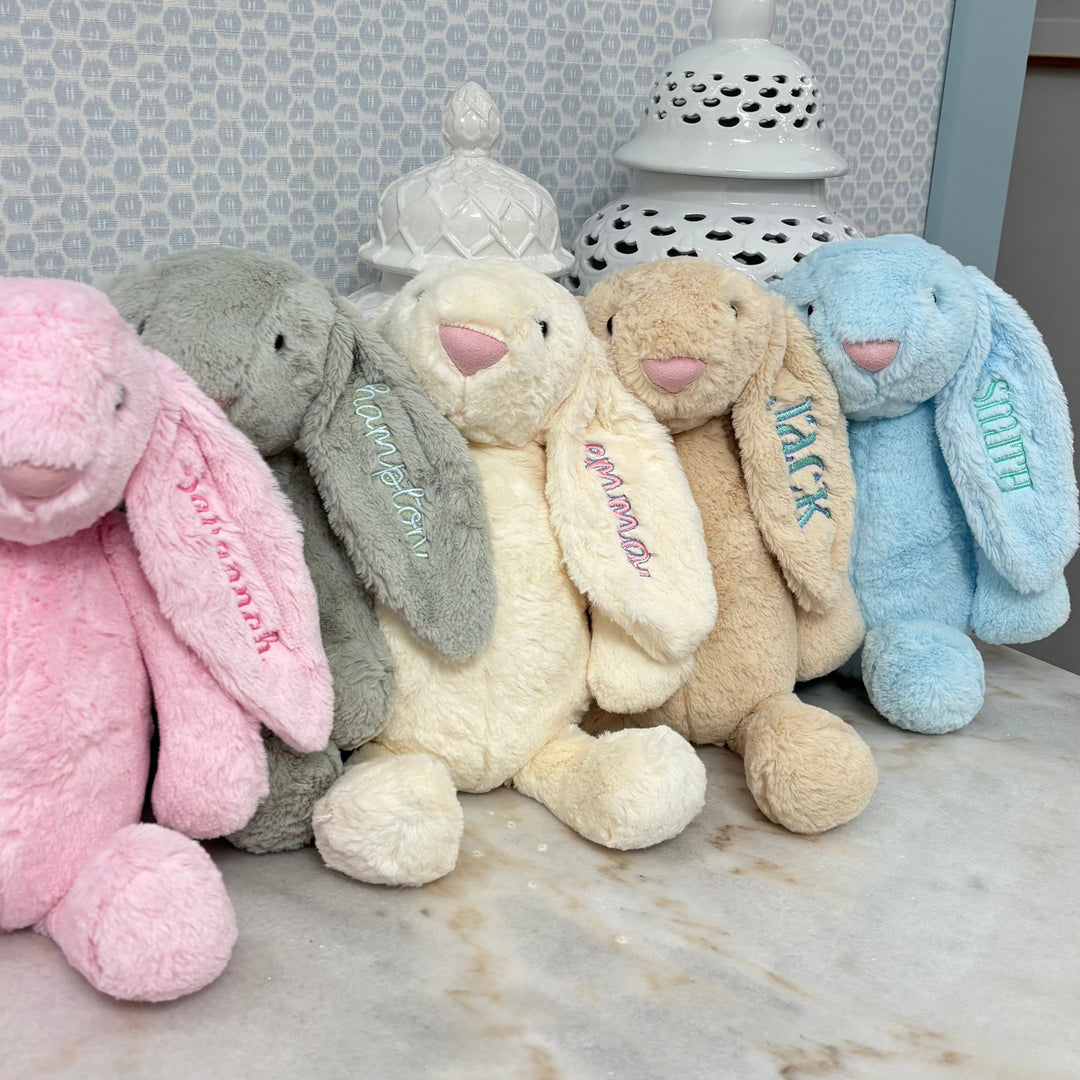 Hampton James Customized Cream Bunny